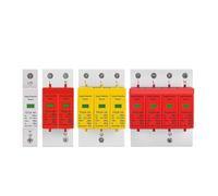AC SPD 1P 2P 3P 4P 20KA 40KA 60KA 385V House Lightning Surge Protector Protective Low-voltage Arrester Device 10KA 30KA CZAOINCU(4P,10-20KA)