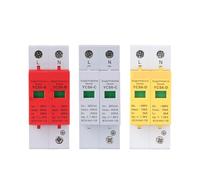 AC SPD 2P 385V House Surge Protector protection Protective Low-voltage Arrester Device MQXFCZUX(10-20kA Yellow)
