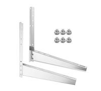 AC Support Bracket, Window AC Brase, Stainless Steel Adjustable Mount, Load Bearing Air Conditioner Installation, Sturdy Secure Cooling Setup for Apartment Basement Dorm Bedroom