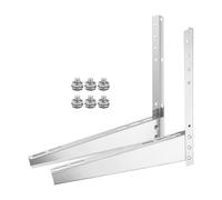 AC Support Bracket, Window Air Conditioner Mount, Heavy Duty Stainless Steel Frame, Adjustable Load Bearing Base, Ideal for Apartment, Dorm, Bedroom, Casement, Basement, Home, Color White