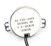 AC Synchronous Motor Geared Motor 4W CW/CCW Low Noise Small Size Light Weight Easy to Use for Electric Fan Ventilation Mechanism (2,5-3 giri/min)