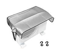 AC Unit Covers Outdoor, Insulated Split Condenser Wrap, Weatherproof UV-Resistant AC Cover, Easy Installation for Garden, Residential, Summer Pool, Winter and Commercial Use