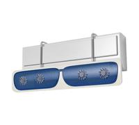 AC Vent Deflector with Fan Anti-Direct Blow Wall-Mounted Cover