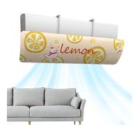 AC Vent Deflector | Yellow Vent Wind Deflector for Air Conditioner Lightweight | Punch- Angle Adjustable Wind Guide, Multifunctional Air Conditioner Accessories for Living Room