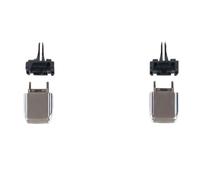 AC Vent Griglia Per Toyota Per Land Per Cruiser Per Prado Presa Aria Condizionata Cruscotto Anteriore A/C Bocchette Aria Condizionata Linguetta Clip(Brown one pair)