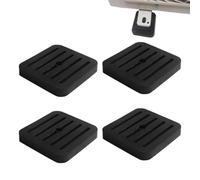 AC Vibration Isolator, Rubber Shock Absorbing Pads, HVAC Noise Reducer | 4 Piece Mat Set Helps Dampen Movement And Sound, Suitable For Air Conditioners, Washers, Dryers, Refrigerators And Freezers