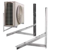 AC Wall Bracket - Split Unit 18 Inch, Foldable Steel Mount | Mini Split Support Frame for Outdoor HVAC Compressor Condenser Heater Residential Commercial Wall Protection Durable Long Lasting