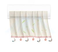 AC Wind Deflector 90cm Cotton Linen Air Conditioner Guard For Wall Unit