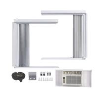 AC Window InsulationPanels - Adjustable Soundproof Insulation, Window Unit Side Covers, Noise Reduction Barrier, Thermal Seal InsulationWith Energy Efficiency | For Home Bedroom Living Room Office D