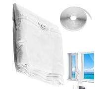 AC Window Kit - Duâl Zipper Seal | Fabric Insulation Panel