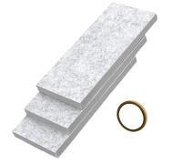 AC Window Vent Kit - Seal & Insulate Your Portable AC Effectively | Adjustable Side Panels For Horizontal Or Vertical Installation | For Living Room Bedroom Basement Garage, Felt Foam Boards 42cm + Fi