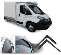 AC WOW 2 deflettori d'aria per Citroën Relay Jumper per Fiat Ducato, per Peugeot BOXER 2006, 2007, 2008, 2009, 2010, 2011, 2012, 2013, 2014, 2015, 2016, 2017, 2018, 2019, 2019 020 20 021 2022 2023