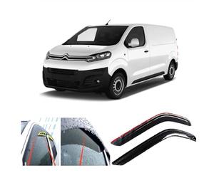 AC WOW 2 deflettori d'aria per Toyota ProAce Verso per Citroen Jumpy/Dispatch/SpaceTourer per Peugeot Expert/Traveller per Opel Vivaro Zafira Life per Fiat Scudo dal 2016 in poi
