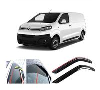 AC WOW 2x deflettori d'aria per Toyota ProAce Verso per Citroen Jumpy/Dispatch/SpaceTourer per Peugeot Expert/Traveller per Vauxhall Vivaro Zafira Life per Fiat Scudo dal 2016 in poi
