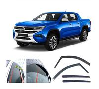 AC WOW 4 deflettori antivento per Volkswagen Amarok II 2022 2023 2024 2025 2026 2027 parapioggia parasole
