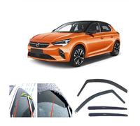 AC WOW 4 deflettori d'aria per Opel Corsa F per Peugeot 208 II 2019 2020 2021 2022 2023 2024 2025 in acrilico parasole, parapioggia e intemperie