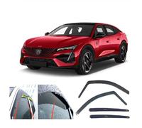 AC WOW 4 deflettori d'aria per Peugeot 408 Crossover 2022 2023 2024 2025 2026 scudi meteo/parasole/parapioggia