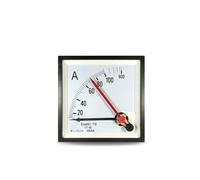 AC10/30/50/75/100/250-800-1A 60/180/300/450/600-4800A Amperometro a doppio ago 50/5A Puntatore rosso Misuratore di sovraccarico Yt96 92 * 92(AC 30-1A 180A)