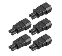 AC110-250V 10A Maschio IEC320 C14 a C5 Alimentazione Presa Adattatore 5Pz
