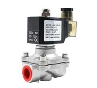 AC110V 220V 380V 24V DC12V 24V, normalmente chiusa, elettrovalvola, acciaio inossidabile 304, valvole dell'acqua, diaframma a prova di umidità(1-1/4",DC12V_80 CELSIUS DEGREE)