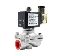 AC110V 220V 380V 24V DC12V 24V, normalmente chiusa, elettrovalvola, acciaio inossidabile 304, valvole for acqua, diaframma a prova di umidità(1-1/4"_AC220V)
