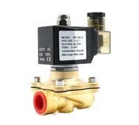 AC110V 220V 380V DC12V 24V, G1/2" a G2", elettrovalvola, valvola dell'acqua, normalmente chiusa(1",DC24V)