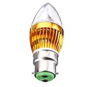 AC220V B22 Dimmable 3W LED Candle Light Bulb (Color : Cool White) (Warm White)