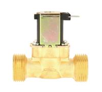 AC220V DC12V 24V DN15 1.3cm Ottone Elettrico Elettrovalvola Normalmente Chiuso