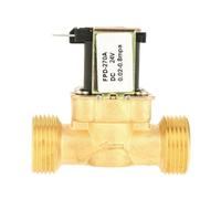 AC220V DC12V 24V DN15 G3/4" elettrovalvola a solenoide elettrica d'ottone normalmente chiusa
