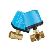 AC220V DC12V-24V Three-wire Two-control Solar Central Air Conditioning Fan Coil Electric Ball Valve(DN25,220V_2WAYS)