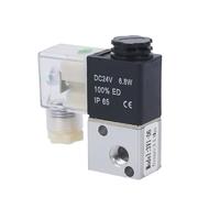 AC220V DC24V DC12V 3V1-M5 3V1-06/08 Elettrovalvola pneumatica a 2 posizioni e 3 vie Elettrovalvola 1/8" 1/4" NC(3V1-06-DC12V-01)