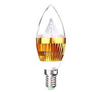 AC220V E14 Dimmable 3W LED Candle Light Bulb (Color : Cool White) (Warm White)