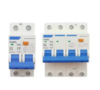 AC230V 6A-63A 2P 4P 30ma Residual Current Circuit Breaker Short Circuit Over Load Leakage Protector Current Limit MCB RCCB RCBO(4,25A)