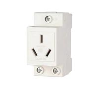 AC30 DIN Rails Socket con progettazione sicura ad alta corrente del | Facile installazione per stazioni di ricarica e armadi di controllo con layout elettrico flessibile e alimentazione stabile