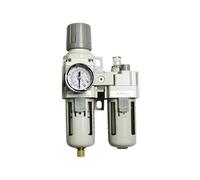 AC3010-03 Pompa dell'aria Compressore Filtro dell'olio Regolatore di pressione Trappola di condensa Separatore d'acqua pneumatico Pressione Manuale Scarico Alimentazione(Fiber Filter,AC3010-03)