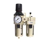 AC4010-04 Compressore d'aria Regolatore di pressione pneumatico Valvola di riduzione Separatore acqua-olio Filtro aria pneumatico(AC4010-04,2 Pcs)