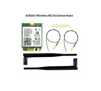 AC8265 Wireless NIC Dual Mode Wireless Card for Jetson Nano, Supports 2.4GHz / 5GHz Dual Band WiFi and Bluetooth 4.2, 300Mbps / 867Mbps, Support Linux, Windows 10/8.1/8/7