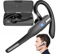 ACA. Bluetooth 5.0 Wireless Car Auricolare + Power Bank 450Mah