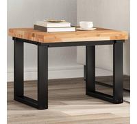 Acacia Wood Square Table Top 50 x 50 x 4 cm, Solid Hardwood Desktop for Dining, Bistro, Coffee Tables, Natural Oil Finish