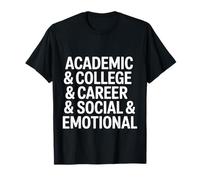 Academic College Career Social And Emotional - Maglietta