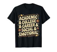 Academic College Career Social And Emotional - Maglietta