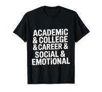 Academic College Career Social And Emotional - Maglietta