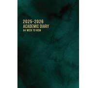 Academic Diary 2025-2026 Week to View A4: Mid Year Academic Planner runs from August 2025 to July 2026 | A4 Week to View Teacher Planner & Organiser ... Pages for Students & Educators | Green Marble