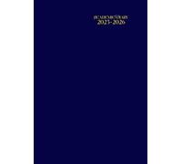 Academic Diary Week To View A5: Navy Blue - With Notes Page To Do List - Horizontal Layout 2 Pages Per Week - Organiser 13 Month July to July - ... - Small Size Non Spiral Bound - No Ringbound.