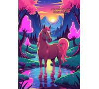 Academic Diary Week To View A5: Small - Horse - With Notes Page To Do List - Horizontal Layout - Organiser July to July 13 Month - Planner Notebook - ... - Soft Cover Non Spiral Bound - No Ringbound.