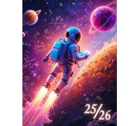Academic Planner 2025-26 for Middle/High School: Monthly + 2-Page Weekly Spread (Aug 2025-Jul 2026), Large A4, 154 Pages.