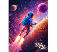 Academic Planner 2025-26 for Middle/High School: Monthly + 2-Page Weekly Spread (Aug 2025-Jul 2026), Large A4, 154 Pages.
