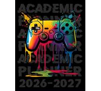 Academic Planner 2026-2027 Gaming: Dated School Agenda for Elementary, Middle, and High School Students with Weekly Planning Pages & Monthly Spreads, ... Habit Tracker, and Video Game Style Cover