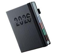 Academic Planner 2026 - Weekly Datebook Organizer Journal with Compact A5 Format, PU Cover for School, Office, Home, Men, Women, Business Tasks, 5.71x8.46x10.24 inches