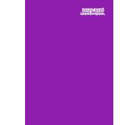 Academic Planner A4: " Simple Purple " Weekly And Monthly Vertical Layout 10 Period With Subjects Note Pages, ... Soft Cover Non Spiral Large Print ... - Elementary, Middle, High School & College.